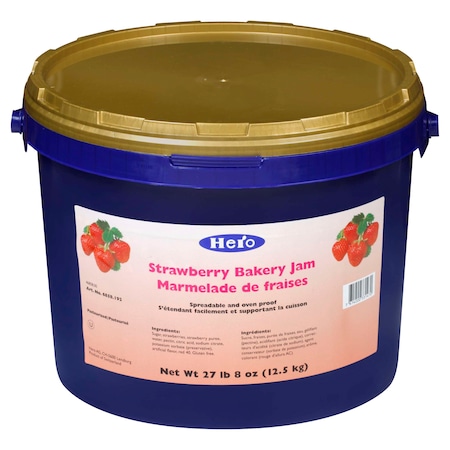 Hero Baking Jam Strawberry 27.56lbs 6858.192